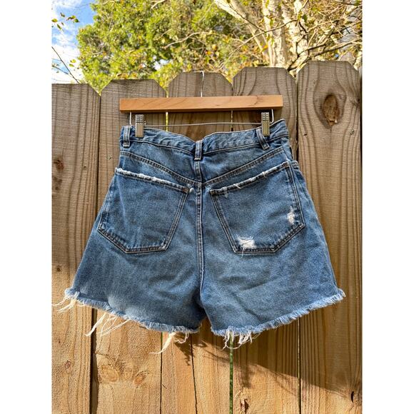 Distressed Cutoff Denim Shorts - TRF - Picture 4 of 4